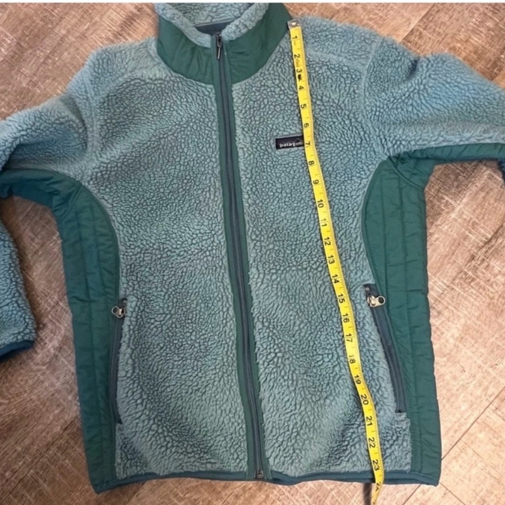 LAST CHANCE CLOSET CLOSING Patagonia Retro X Turquoise Teal Blue Green Jacket - Picture 8 of 8